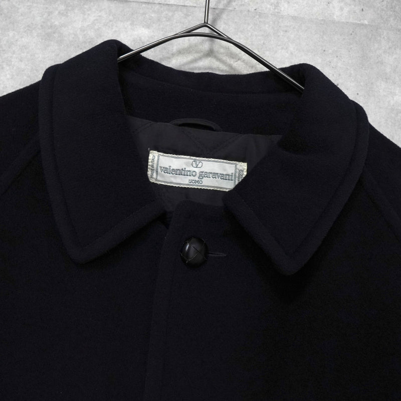 ヴァレンティノ ヴィンテージ ウール ミドルコート ブラック - NEWSED