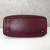 シャネル ココマーク キャビアスキン チェーン トートバッグ ボルドー - NEWSED