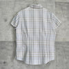 Burberry London Nova 格纹短袖衬衫，灰色，女款