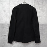 ノンネイティブ ノーカラージャケット ブラックメンズ - NEWSED