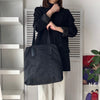 Prada Pocono Tessuto/Leather Tote Bag Black