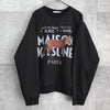 Maison Kitsune 狐狸印花运动衫 深灰色