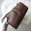 Celine Boogie Bag Leather Handbag Brown