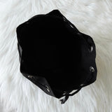 プラダ ポコノ テスート ナイロン トライアングルロゴ 巾着バッグ ポーチ ブラック - NEWSED