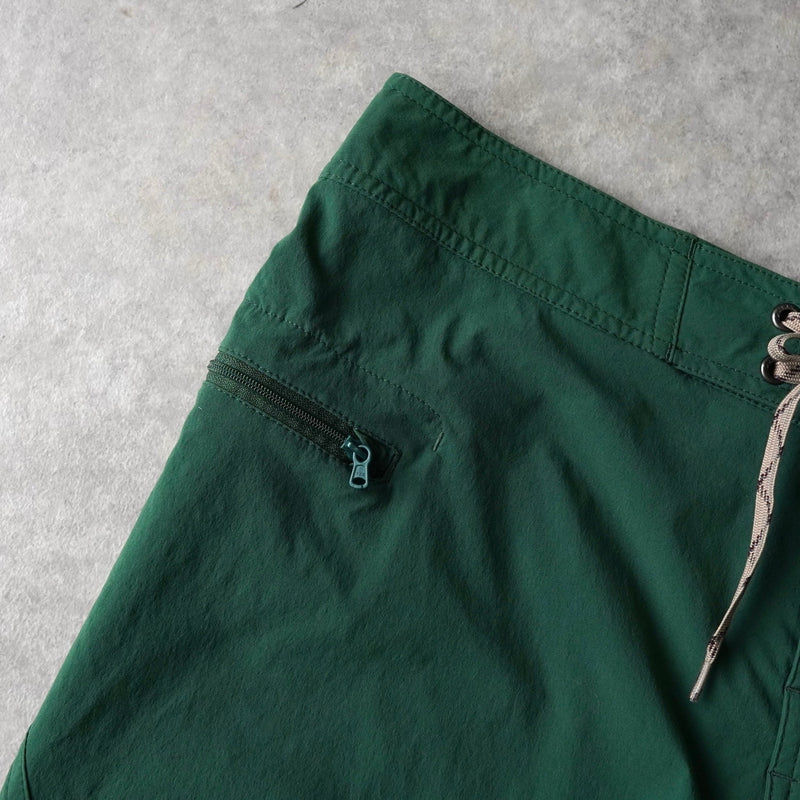 パタゴニア ロゴ 刺繍 ハーフパンツ ショートパンツ グリーン - NEWSED