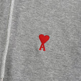 アミパリ アミパリス ハートロゴ パーカー フーディ グレー - NEWSED