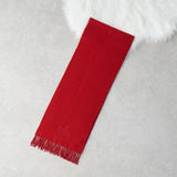 ヴィヴィアン ウエストウッド オーブ ウール マフラー レッド - NEWSED