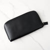プラダ サフィアーノ レザー 三角プレート ラウンドジップ 長財布 ブラック