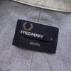 蓝灰色 Fred Perry 徽标刺绣长袖衬衫
