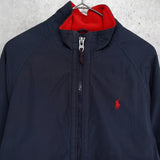 ポロ バイ ラルフローレン 中綿ジャケット ブルゾン フリース裏地 ネイビー - NEWSED