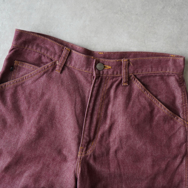 ポロ ラルフローレン デニム ジョーツ ハーフパンツ ショートパンツ ボルドー - NEWSED