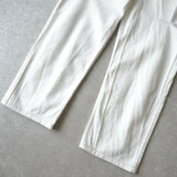 エムエムシックス メゾン マルジェラ スラッシュディティール ホワイト デニム ジーンズ - NEWSED