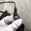 Fendi Zucca Nylon Leather One Shoulder Bag Handbag Black