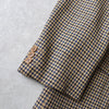 Valentino 米色单格纹定制夹克