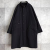 Burberry London Stand Collar Faux Layered Long Coat in Nova Check Pattern with Quilted Vest Liner in Black