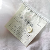 プレイ コムデギャルソン ハートロゴパッチ 長袖シャツ ホワイト - NEWSED