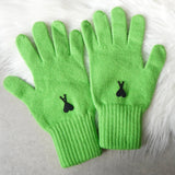 アミパリ アミ パリス ハートロゴ ウール 手袋 グローブ グリーン メンズ - NEWSED