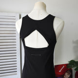エムエムシックス メゾンマルジェラ バックオープン タンクトップ ノースリーブ ブラック タグ付き未使用品 レディース - NEWSED