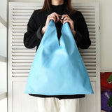 エムエムシックス メゾン マルジェラ レザー ジャパニーズバッグ クラシック ハンドバッグ ブルー - NEWSED