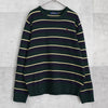 Polo Ralph Lauren 徽标刺绣条纹针织绿色