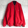 ラコステ ヴィンテージ リバーシブル スタジャン ブルゾン ロゴパッチ ダークネイビー/レッド