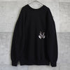 Maison Kitsune 黑色狐狸头超大款卫衣