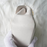 シャネル ココマーク マトラッセ ターンロック ラムスキン チェーン ショルダーバッグ ホワイト - NEWSED