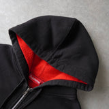 シュプリーム スモール ボックスロゴ ジップアップ フーディー パーカー 裏起毛 ブラック - NEWSED