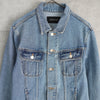 Anderson Bell Back Print Denim Jacket Blue