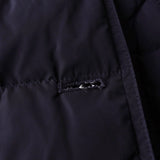 バーバリー ブリット ノバチェック裏地 ダウンジャケット コート フード取り外し可 ウエストベルト付き ネイビー - NEWSED