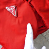 プラダ ポコノ テスート ナイロン バックパック リュックサック レッド 赤 - NEWSED