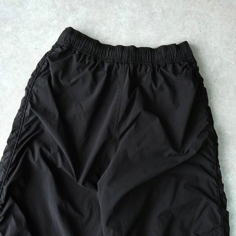 アレキサンダー ワン ロゴ シャーリング ナイロンパンツ トラックパンツ ブラック - NEWSED