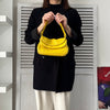 Bottega Veneta 黄色 Intrecciato 皮革单肩包