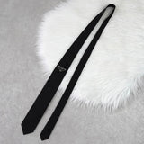 ネクタイ トライアングルロゴ ナイロン ベルト ブラック - NEWSED