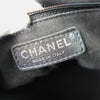 CHANEL Coco Mark Paris-New York Line 黑色绗缝尼龙/皮革托特包