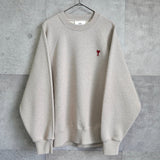 アミパリ アミパリス ハートロゴ スウェット グレージュ - NEWSED