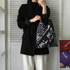 Maison Margiela MM6 网眼全印花日式包，小号，黑色