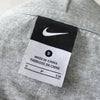 Nike 半拉链徽标连帽衫，灰色
