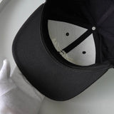 ステューシー ロゴ キャップ ブラック - NEWSED