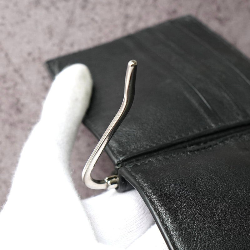 グッチ マイクログッチシマ マネークリップ付き 二つ折り カードケース - NEWSED