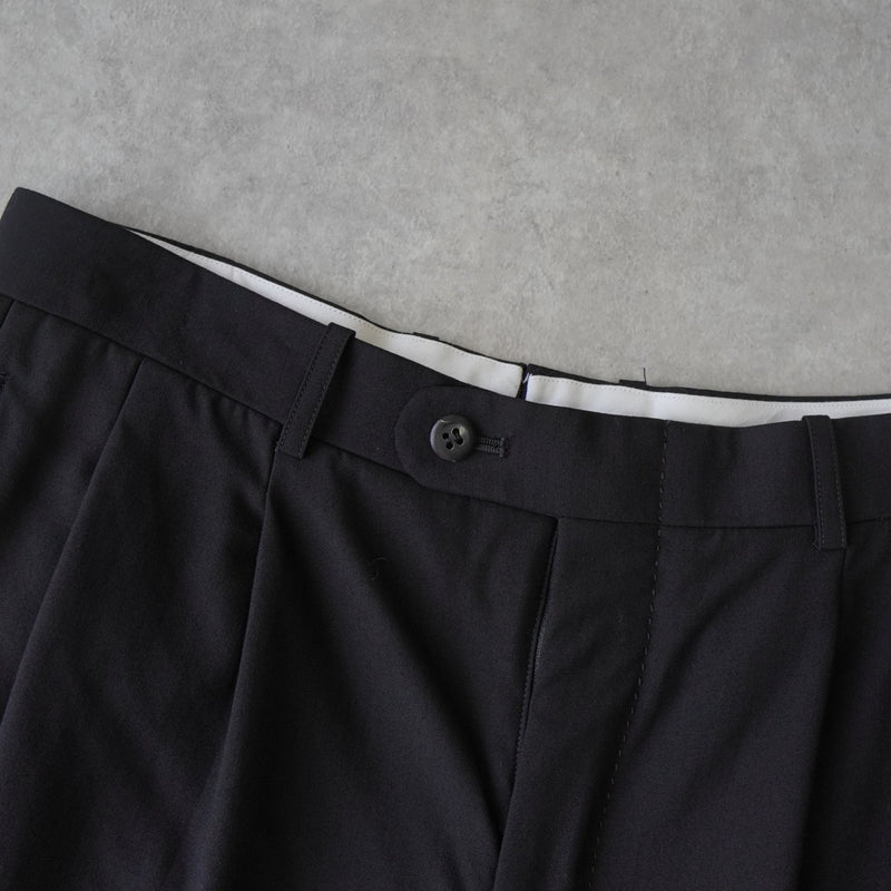 クリスチャン ディオール ヴィンテージ ツータック スラックス ブラック - NEWSED