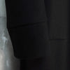 MM6 Maison Margiela Zip-up Hooded Coat Wool Coat Long Coat Different Material Switching