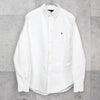 Polo Ralph Lauren 高尔夫徽标刺绣长袖衬衫白色