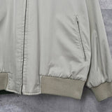 ラコステ リバーシブル ロゴパッチ チェック柄 スウィングトップ ブルゾン オフホワイト / カーキ - NEWSED