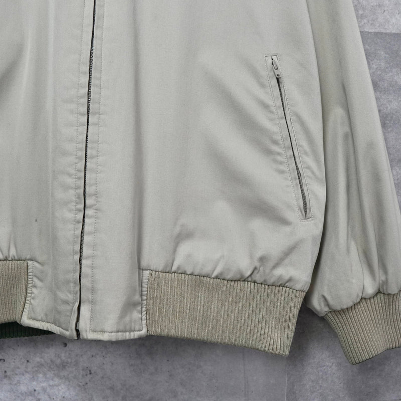 ラコステ リバーシブル ロゴパッチ チェック柄 スウィングトップ ブルゾン オフホワイト / カーキ - NEWSED