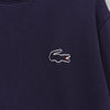 海军蓝 Lacoste 徽标贴片运动衫