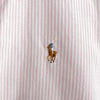 Ralph Lauren 徽标条纹长袖衬衫 女款 粉色