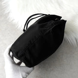 プラダ ポコノ テスート ナイロン 巾着 バッグ ポーチ ブラック - NEWSED