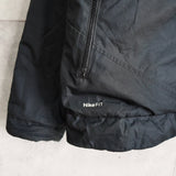 ナイキ エーシージー リバーシブル ボア ジャケット ナイロンジャケット ロゴ刺繍 ブラック - NEWSED