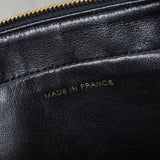 シャネル バイシー ロゴ マテラッセ キャンバス ハンドバッグ ブラック - NEWSED